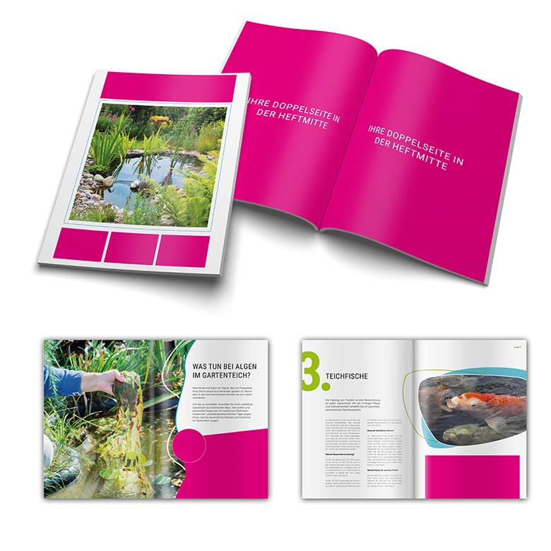 Gestaltungsmöglichkeiten für Pre-Made-Magazine im Bereich Garten- und Landschaftsbau