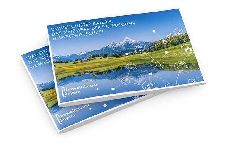 Imagebroschüre für einen Cluster in Bayern