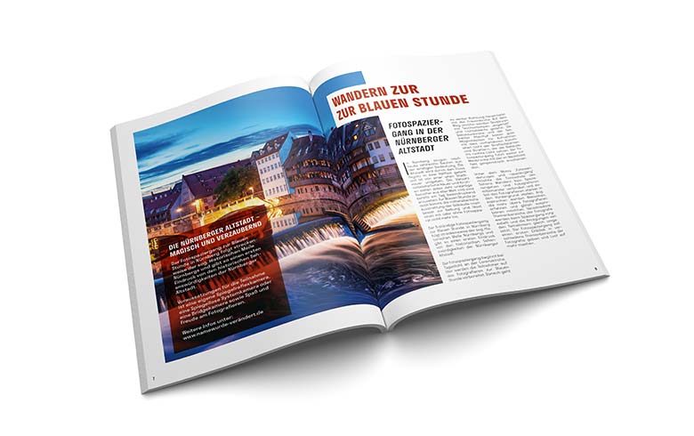 Kundenmagazin im Bereich locales Eventmanagemnet